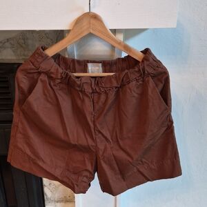 Everlane High Waist Brown Women's Shorts